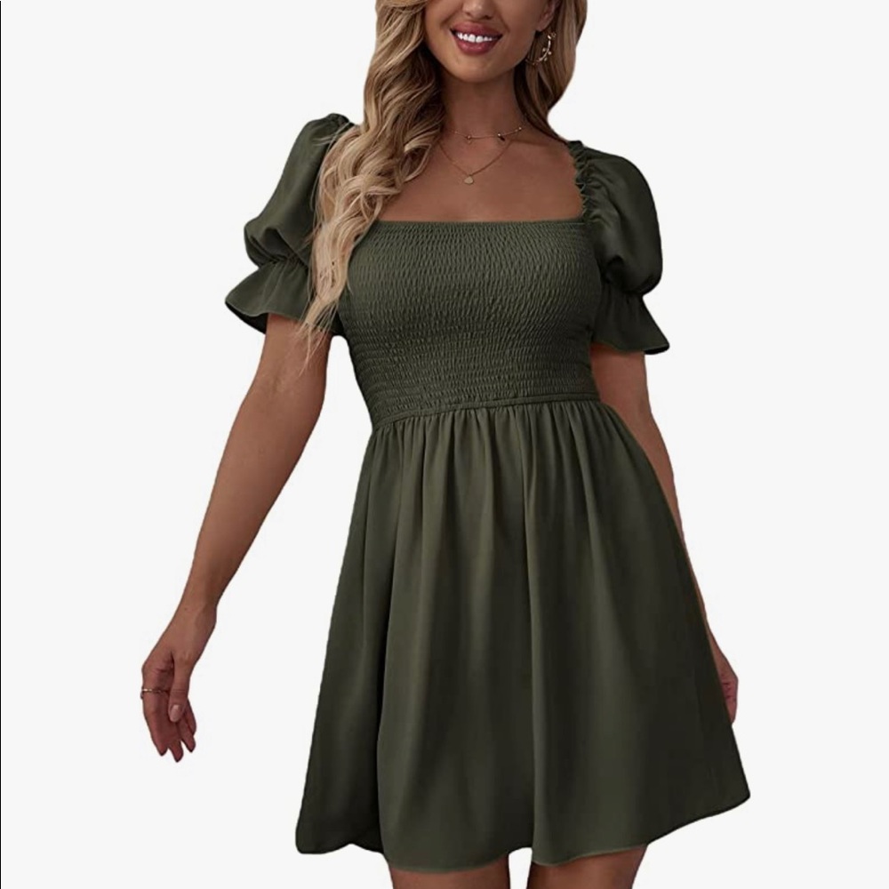 Green dress